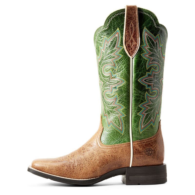 Ariat Western: Breakout Botas Western Mujer - Kaki / Verde (DKOIE9276)